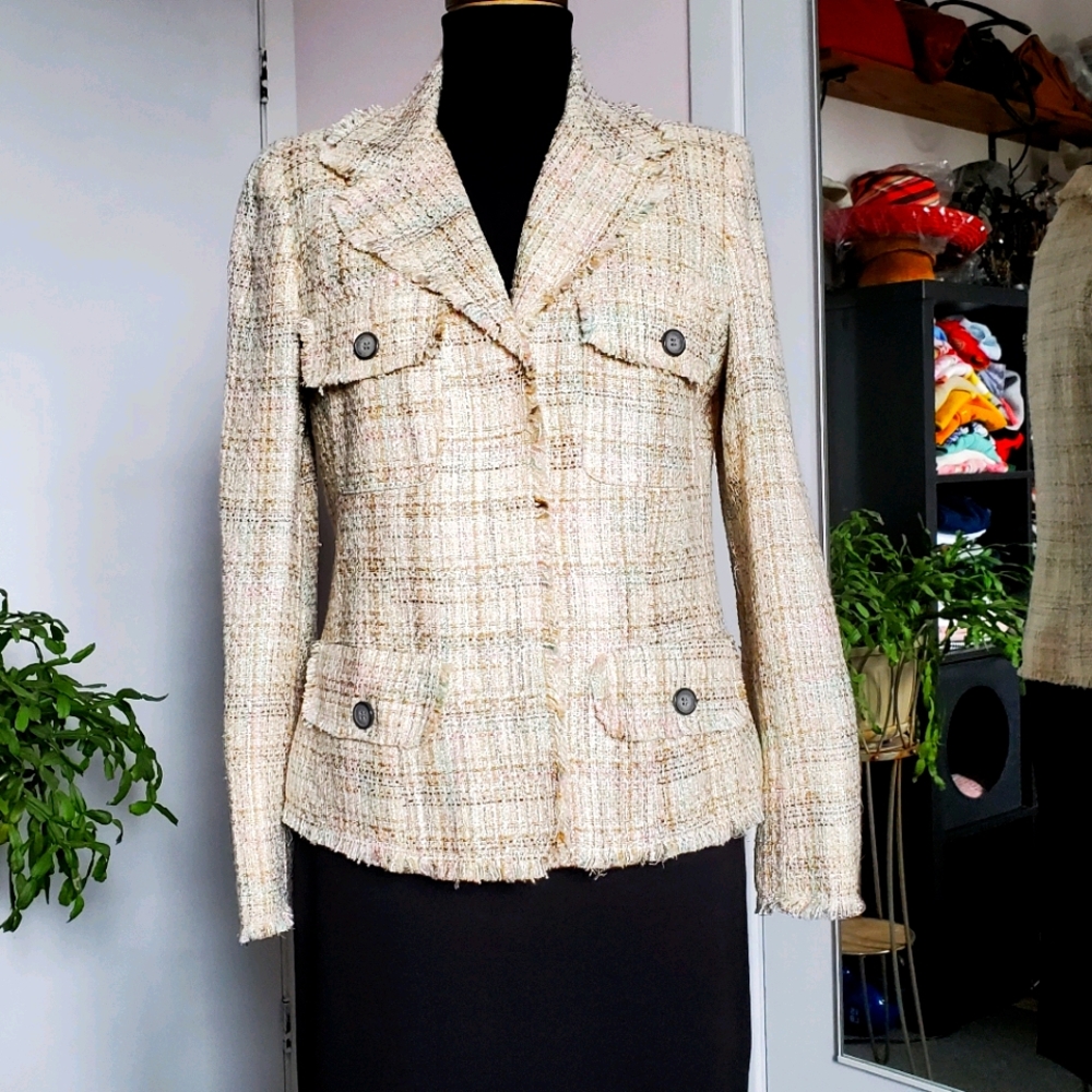 NWOT spring tweed jacket